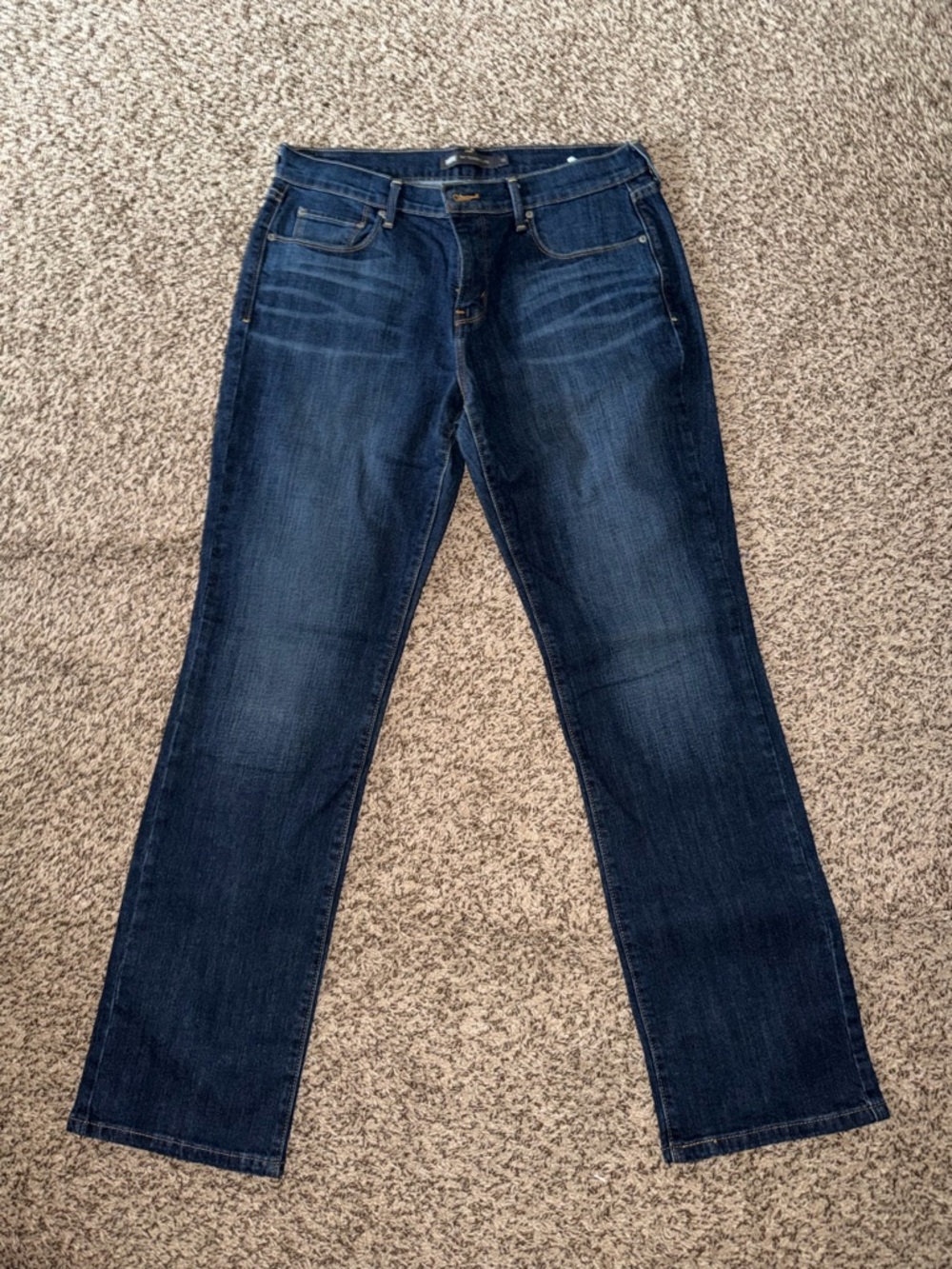 Levi's Dark Blue Straight Leg Women's Jeans